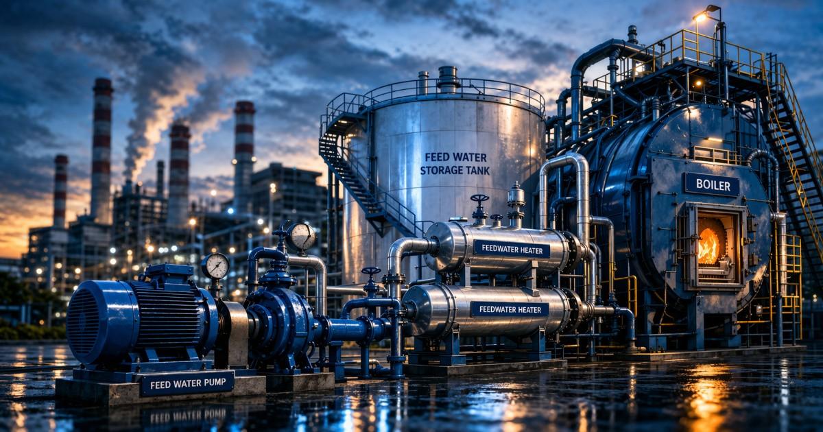 Boiler Feed Water System in Thermal Power Plants