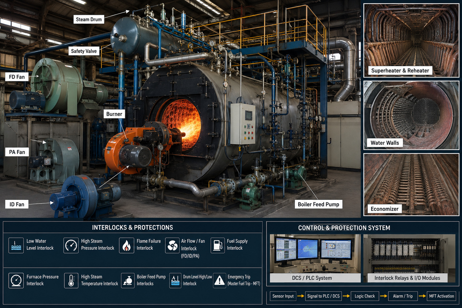 boiler interlocks and protection