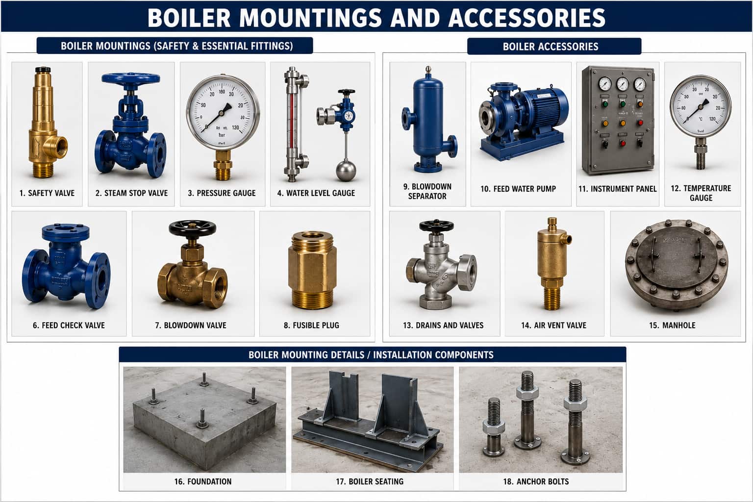 boiler fittings and accessories